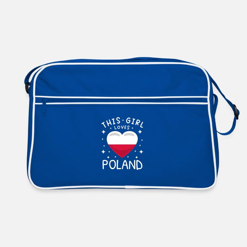 Pologne Drapeau utilisé Look Polska Drapeau polonais Sac Retro