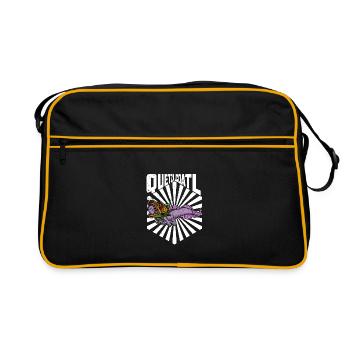 Quetzalcoatl Axolotl Mexique Divinité Aztèque - Sac Retro - noir/or - Devant