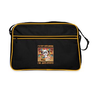 Smart Worm - Retro Bag - black/gold - Front