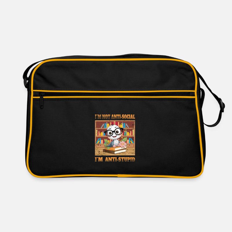 Schlaue Wurm Retro Tasche
