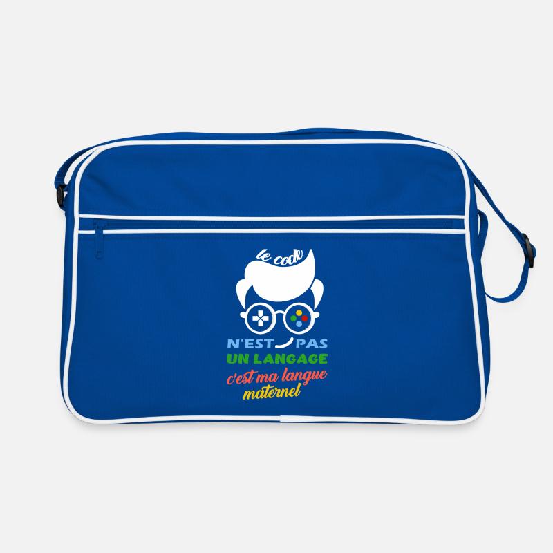 Maillot programmeur codeur idée cadeau humour Sac Retro