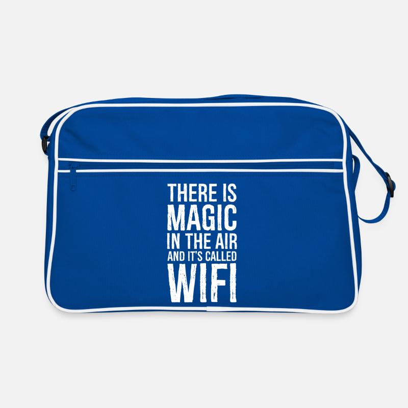 Es liegt Magie in der Luft Retro Tasche