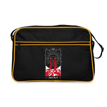 The Sun Tarot – Dark Occult Art - Retro Bag - black/gold - Front