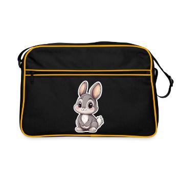 Hare - Retro Bag - black/gold - Front