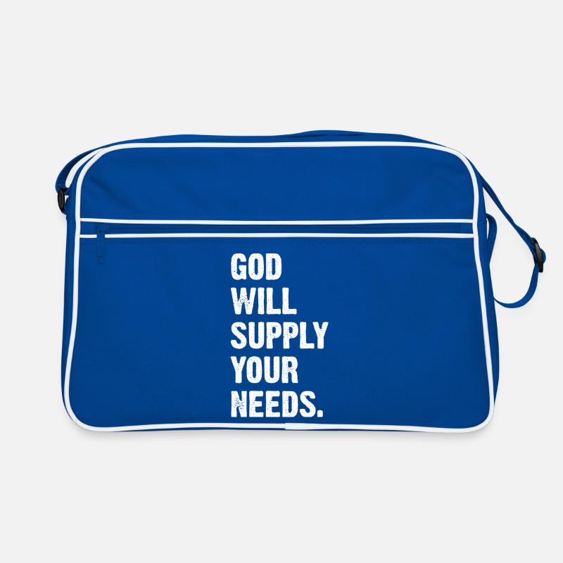 God Will Supply Your Needs Retro Bag