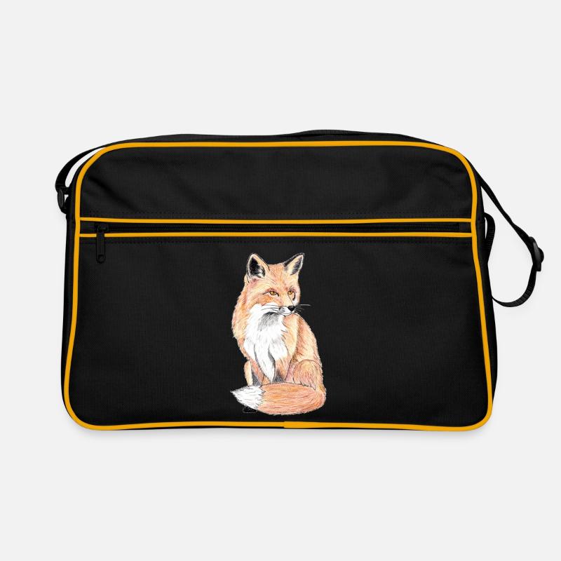Kleiner Waldfuchs - ein sanfter Begleiter Retro Tasche