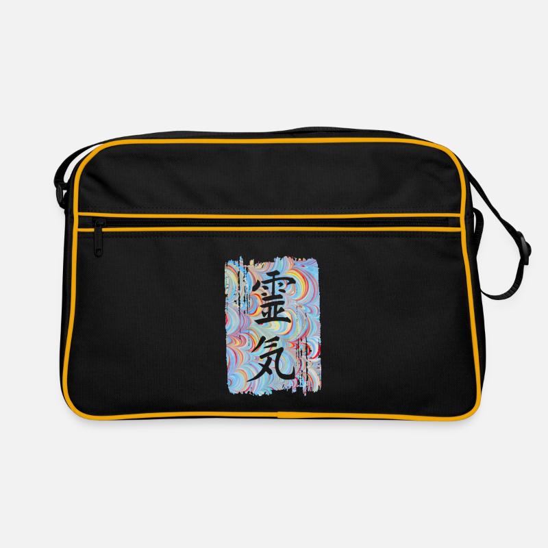 reiki japanisch e 63 Retro Tasche