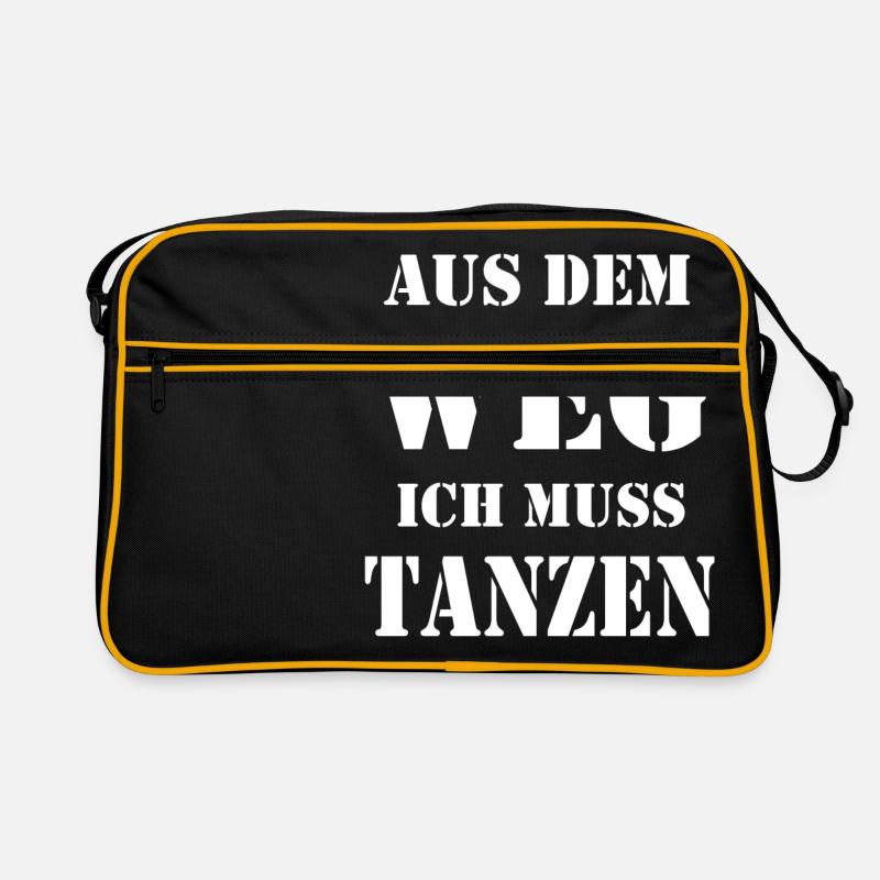 Tanzen Spruch Tanz Geschenk Retro Tasche