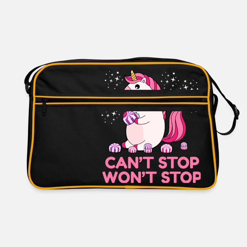 Can not Stop Will not Stop Retro Bag