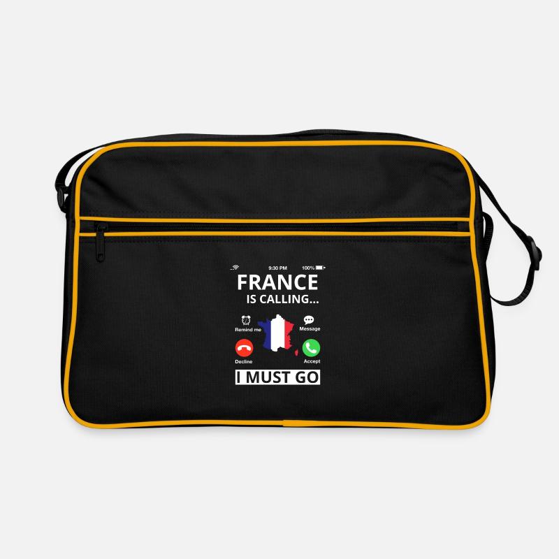 Drapeau français Le drapeau français appelle Sac Retro