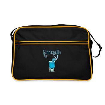 Ginderella Gin Liqueur Tonic Boozing JGA - Retro Bag - black/gold - Front