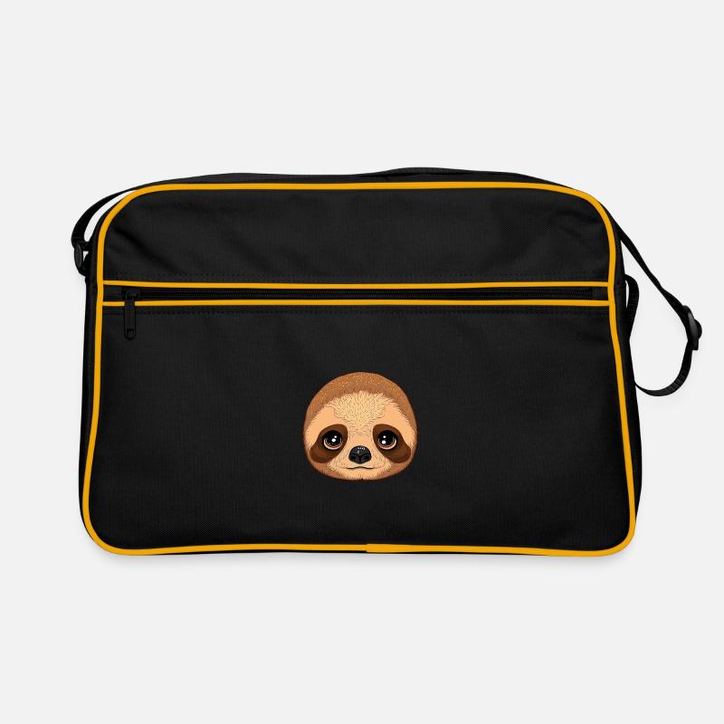 Visage de bébé paresseux Sac Retro