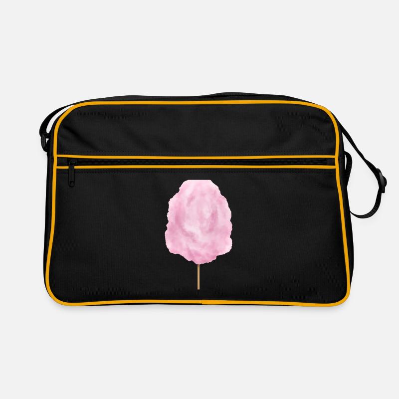 Pink cotton candy candy on the Retro Bag