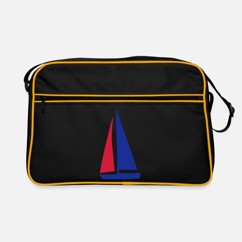 Segelboot Retro Tasche