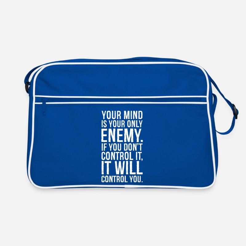 Dein Verstand ist dein einziger Feind Retro Tasche