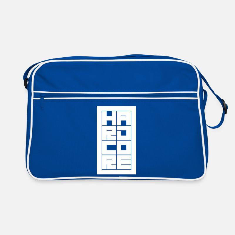 Logographe typographique hardcore audacieuse et blocée Sac Retro