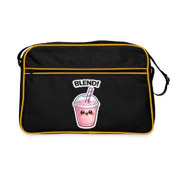Kawaii Smoothie Mug BLEND - Retro Bag - black/gold - Front