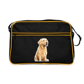 Labrador - Sac Retro - noir/or - Devant