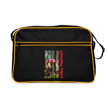 automne 61 tue-mouche - Sac Retro - noir/or - Devant