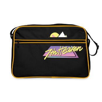 7th Heaven - Retro Tasche - Schwarz/Gold - Vorne