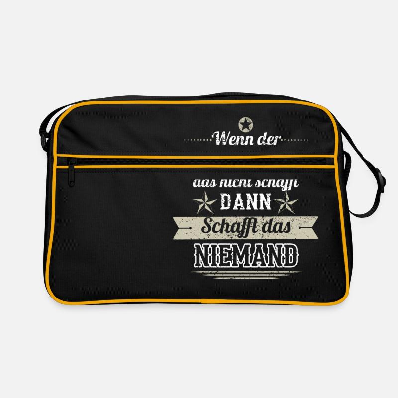 GESCHENK SCHAFFT DAS KEINER Onkel Retro Tasche