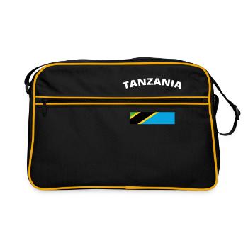 J'adore les racines d'amour de la maison de la maison TANZANIE - Sac Retro - noir/or - Devant