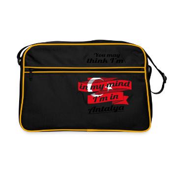 HOLIDAY HOME ROOTS turkey Turkey Turkey Antalya - Retro Bag - black/gold - Front