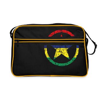 étoiles enracinée maison de coeur d'amour Ile Maurice png - Sac Retro - noir/or - Devant