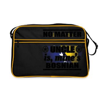 no matter uncle cool uncle poison Bosnia Herzegovina - Retro Bag - black/gold - Front