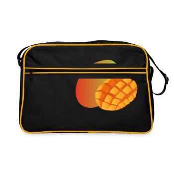Mango Geschenkidee - Retro Tasche - Schwarz/Gold - Vorne