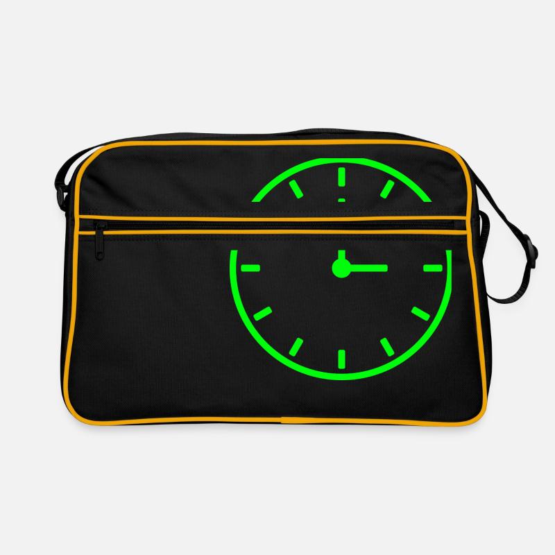 clock time clock time hourglass hourglass60 Retro Bag