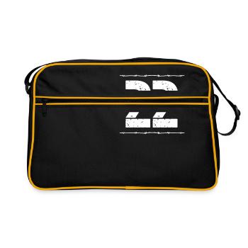 Team Verein Party NAME Crew member jga malle 22 - Retro Bag - black/gold - Front