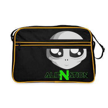 Aliénation - Sac Retro - noir/or - Devant