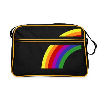Rainbow - Retro Bag - black/gold - Front
