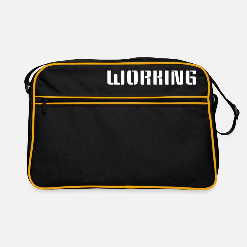 Working is so 2017 Retro Tasche