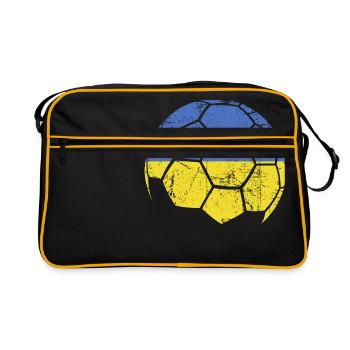 Ukraine Ballon de football Football - Sac Retro - noir/or - Devant