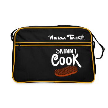 Do not trust a skinny cook - gift - Retro Bag - black/gold - Front