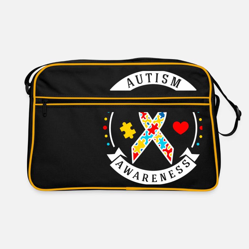 Autismus Autist ADHS Autism Awareness Geschenk Retro Tasche