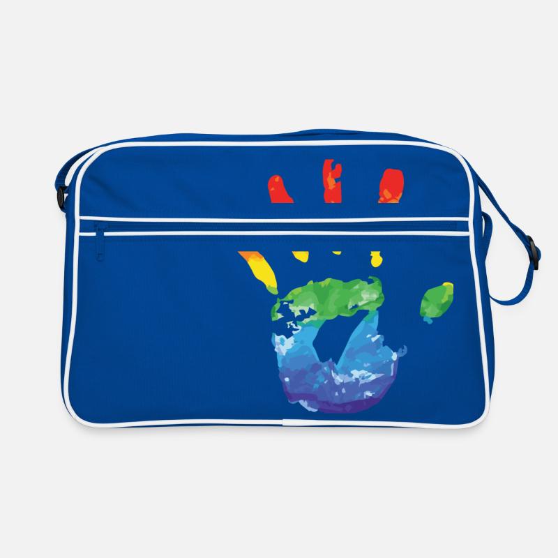 Regenbogen Retro Tasche