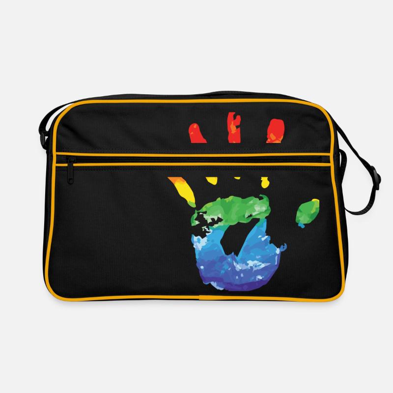 Regenbogen Retro Tasche