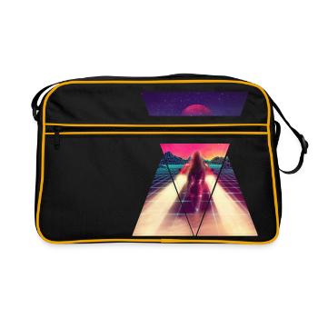 80s Retro Car - Retro Bag - black/gold - Front