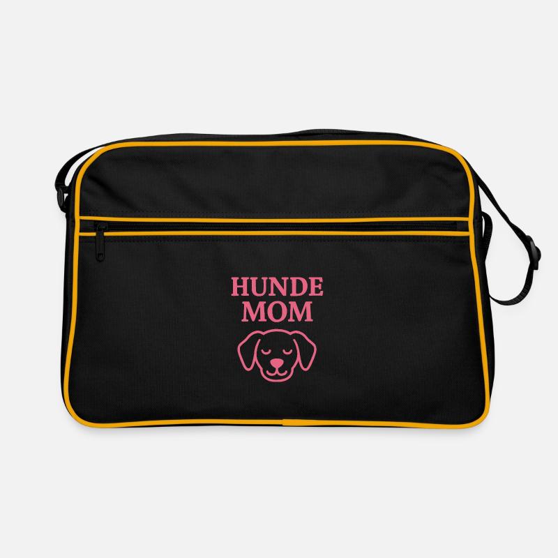 Hunde mom Retro Tasche