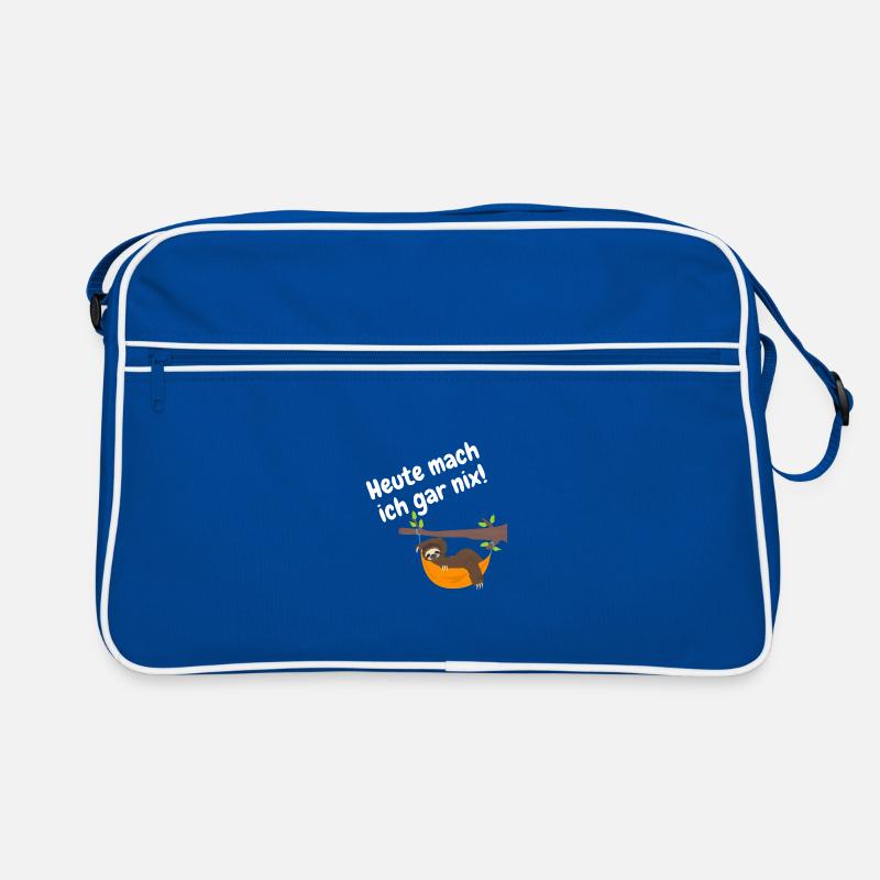 heute mach ich gar nix Retro Tasche