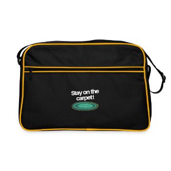 Restez sur le tapis - Sac Retro - noir/or - Devant