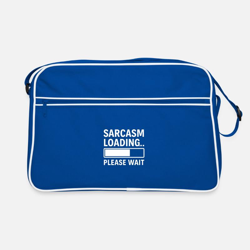 Sarcasm Loading... Please Wait – Funny Design Retro Bag