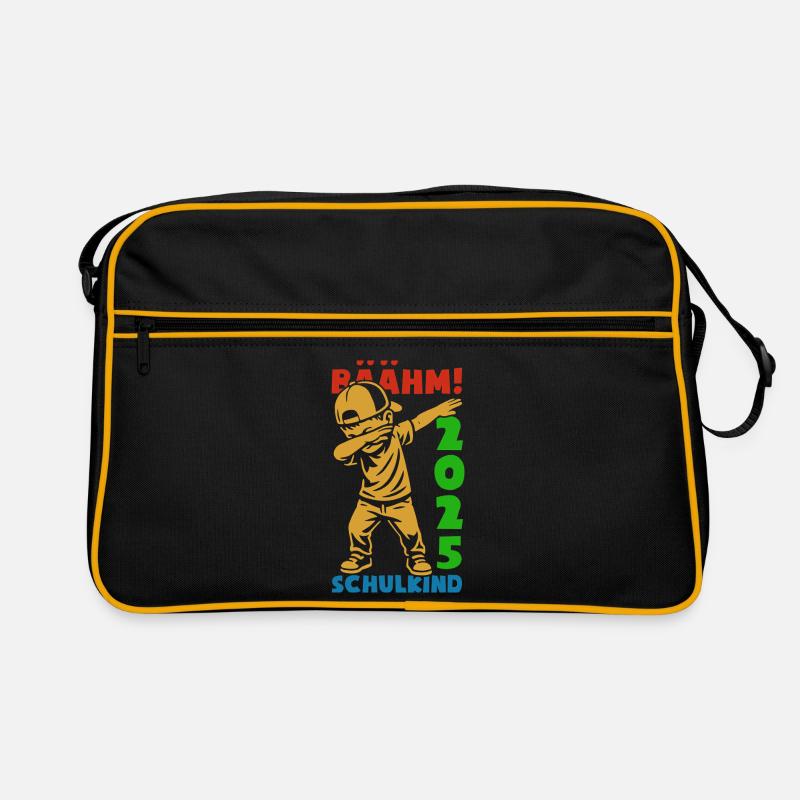 BÄÄHM! Schulkind 2025 - Erste Klasse - Einschulung Retro Tasche
