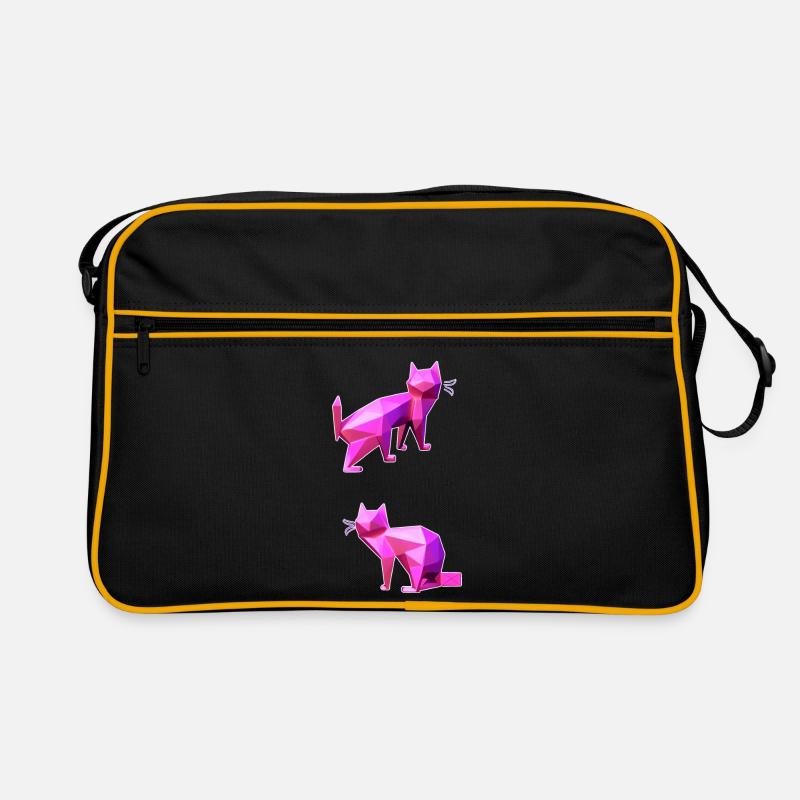 Pink Poly Cats Duo Sac Retro