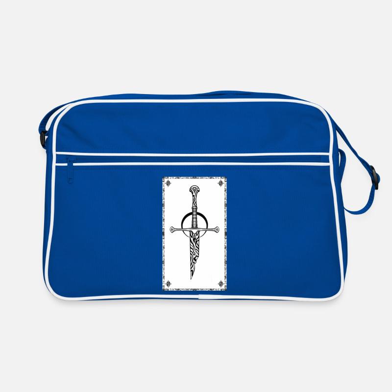 Gothic Zebra Sword Retro Bag