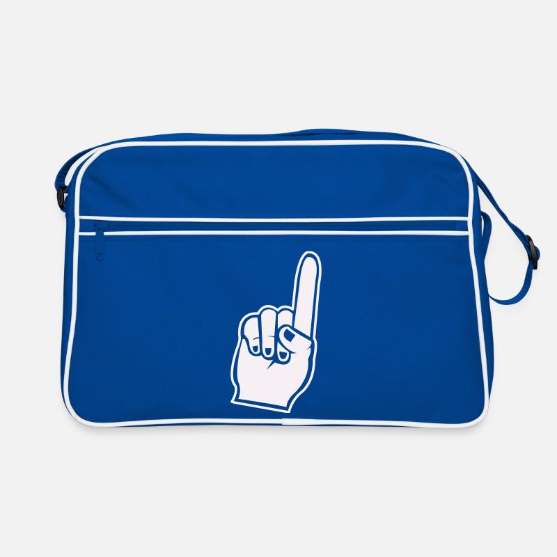 Fan Hand Index Finger Icon Retro Bag