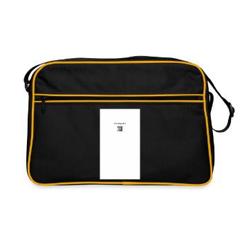 La vie, c’est ce que tu cuisines Mélangeur - Sac Retro - noir/or - Devant